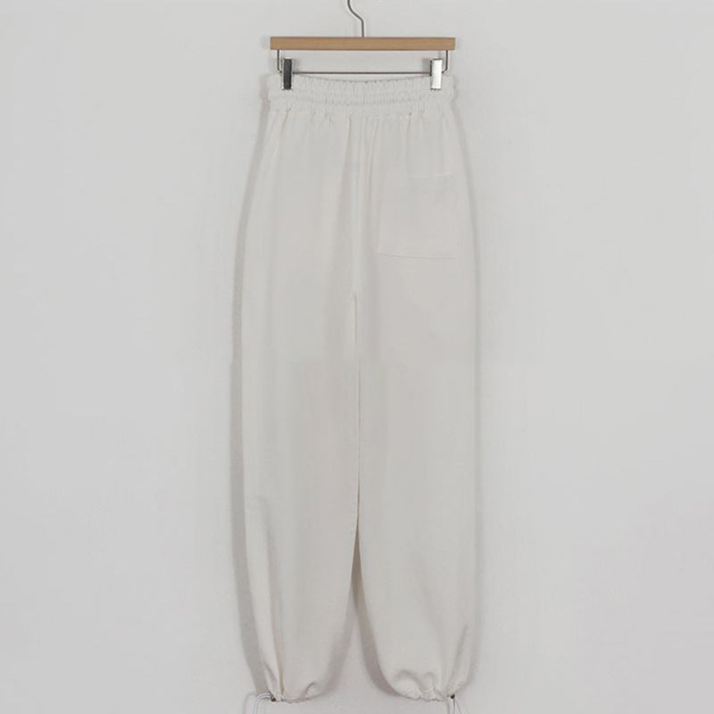Pantalons de survêtement larges et confortables pour femmes avec taille élastique Chic & Stil