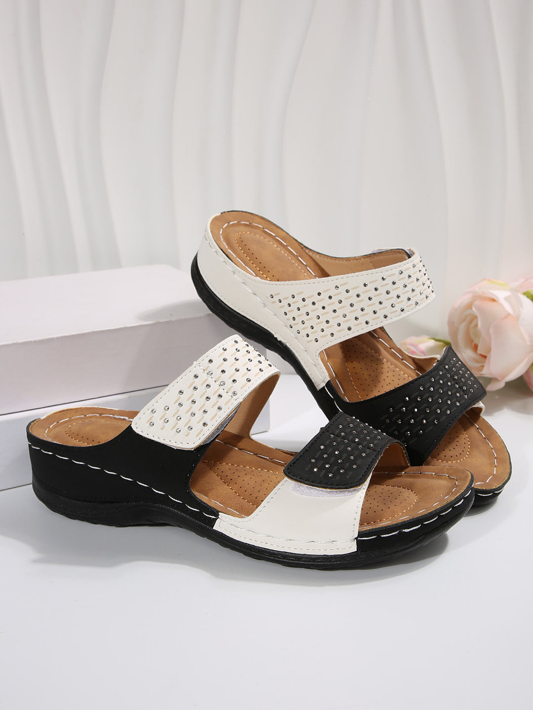 Ladies Stylish Lune London Soft Foam Slide Sandals