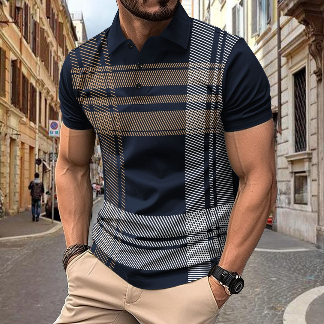 Men's Short Sleeve Polo Shirt Lune London