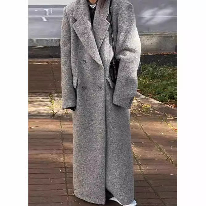 Ladies Oversized Wool Coat Lune London