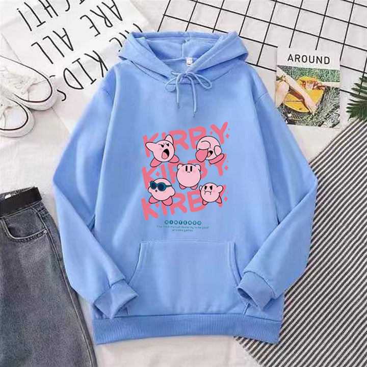 Women's hoodie with playful Kirby motif Chic & Stil