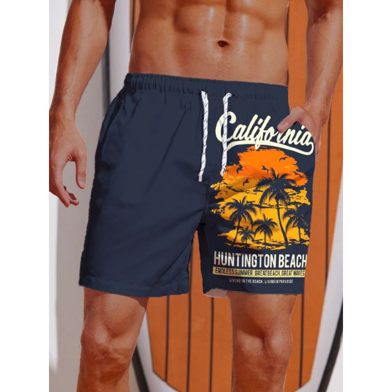 Men's Graphic Printed Psychedelic Swimwear Lune London