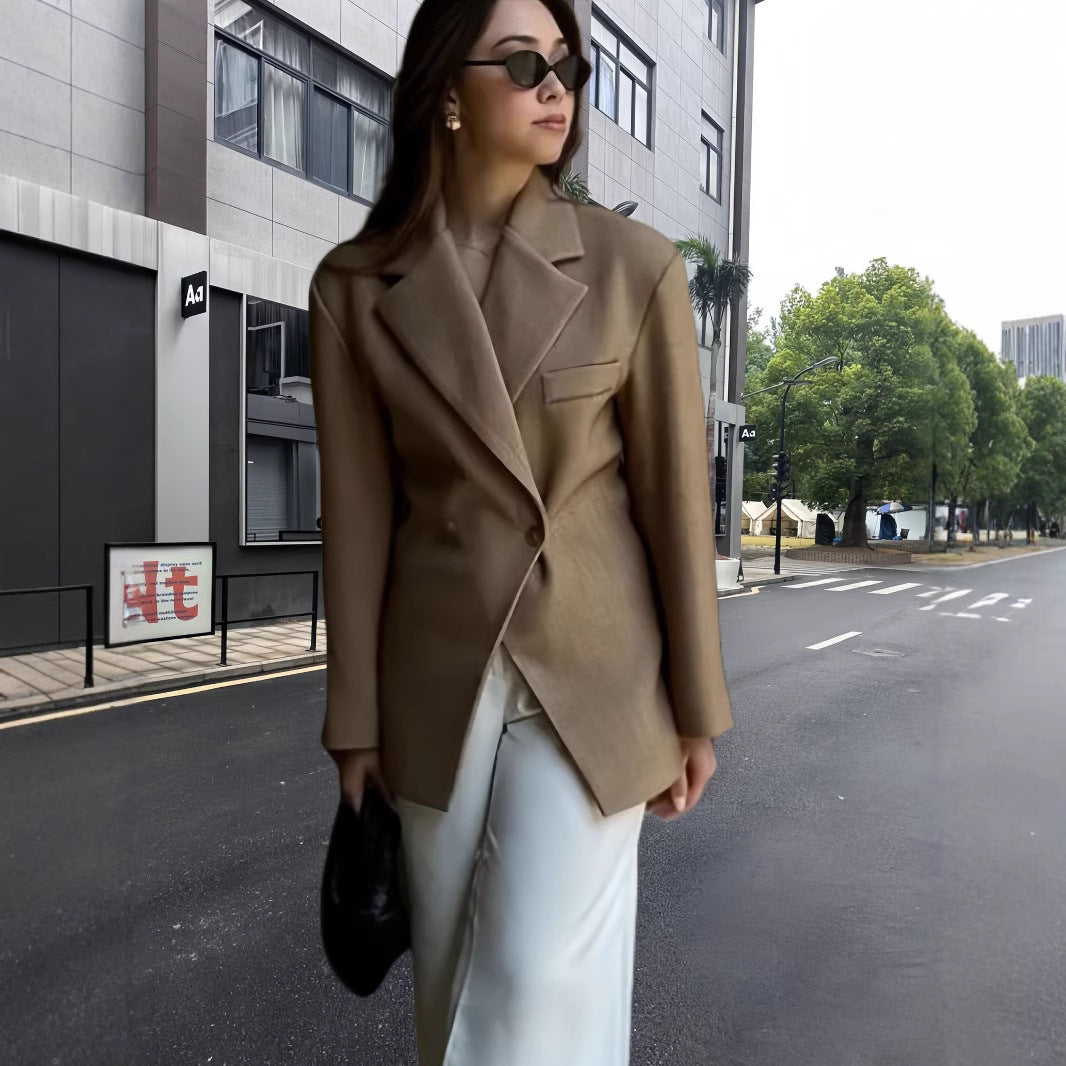 Ladies Elegant Oversized Blazer Lune London