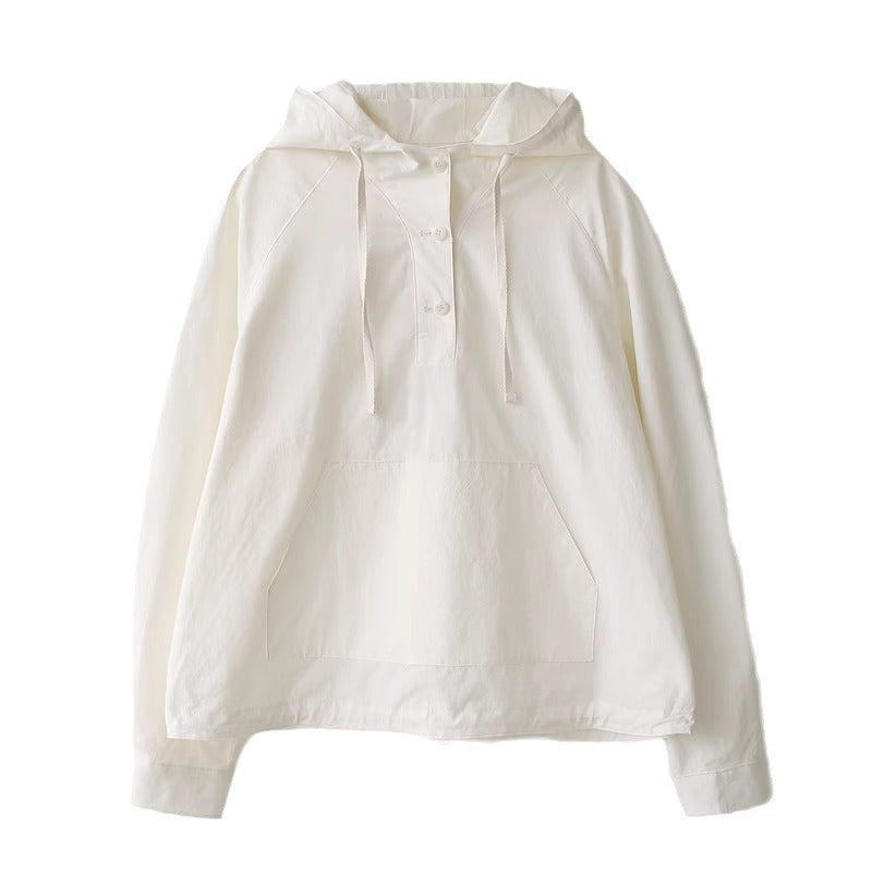 Blouse à capuche décontractée pour femmes avec coupe innovante Chic & Stil