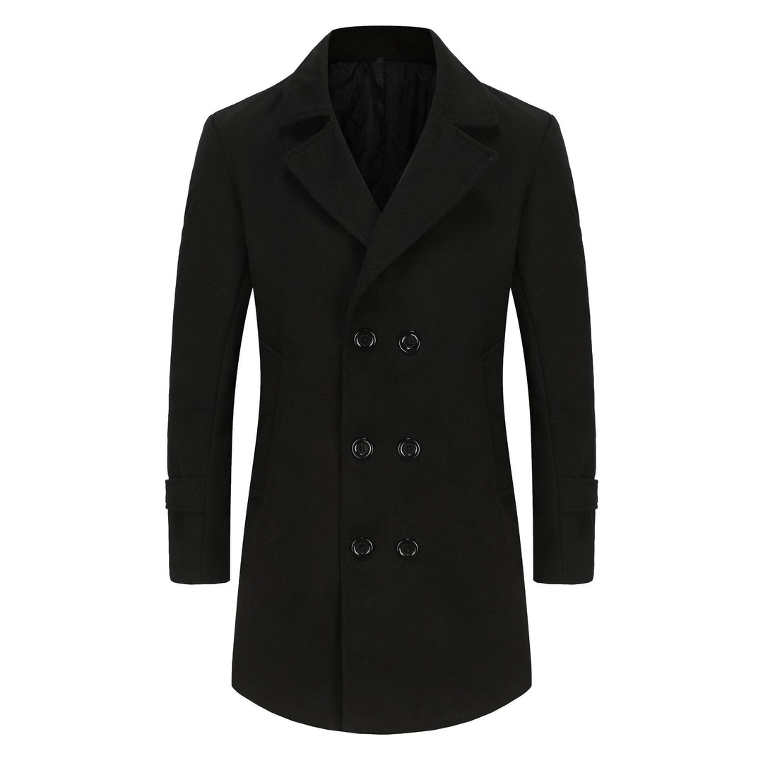 Elegant double wool coat for men Lune London