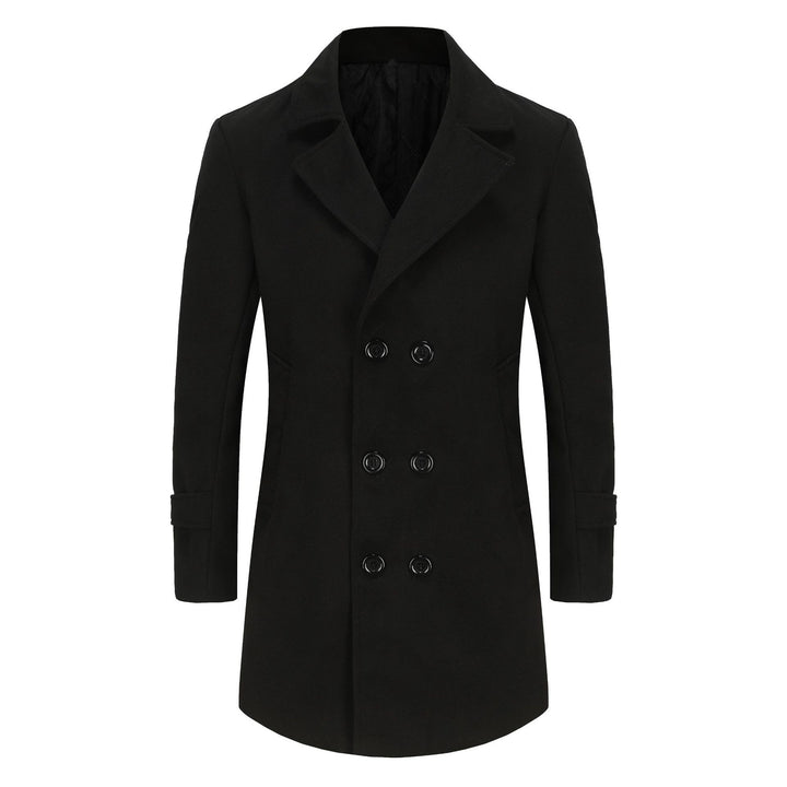 Elegant double wool coat for men Lune London