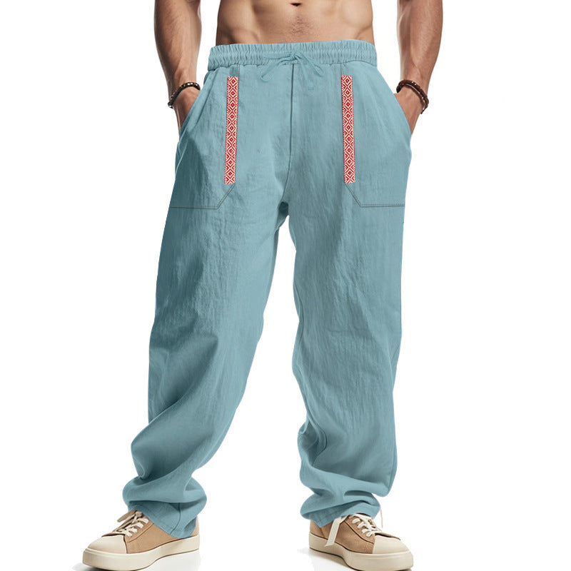 Men's casual hiking pants with elastic waistband Chic and style