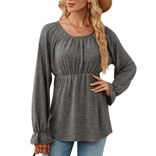 Casual women's blouse with gathers Lune London