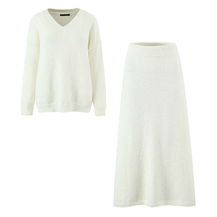 Jupe midi élastique Lune London pour dames