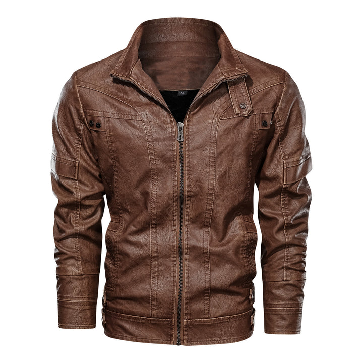Casual faux leather jacket for men with practical pockets and trendy cut Lune London
