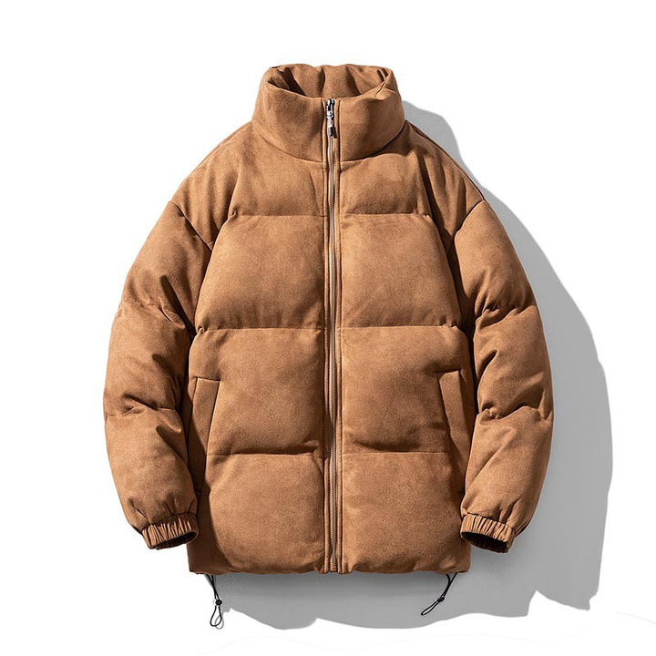 Ladies winter quilted jacket with high collar and versatile pockets Lune London