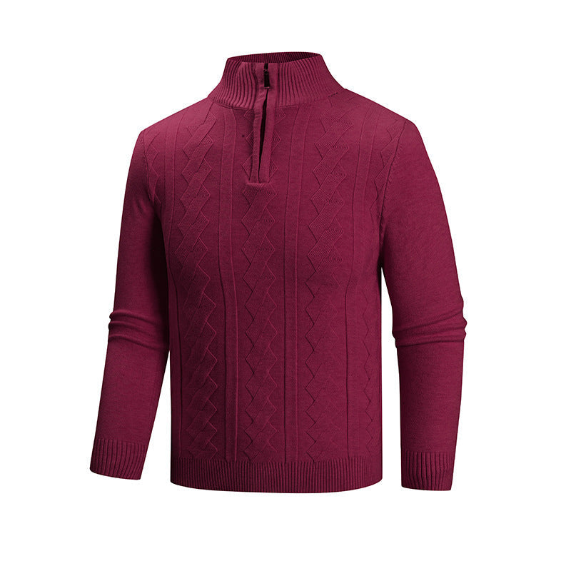 Lune London | Men's knitted sweater with high collar