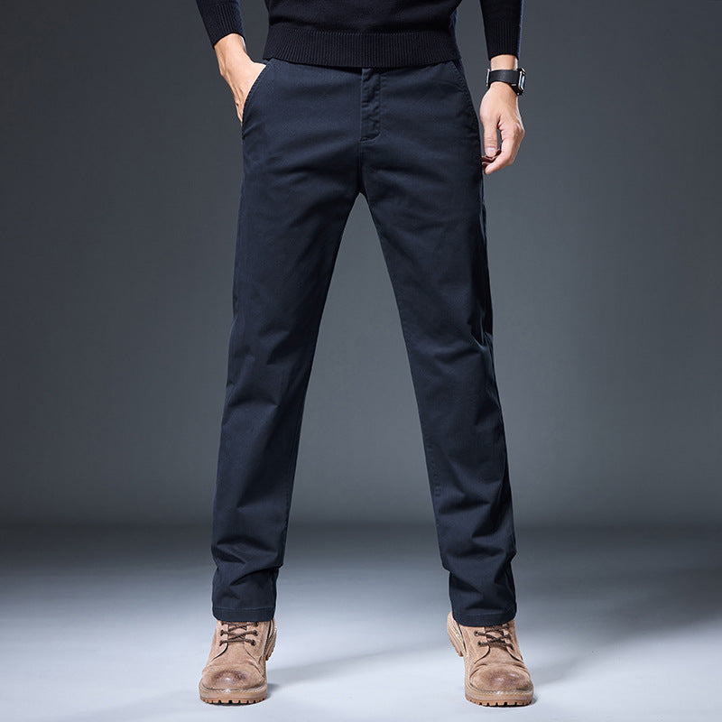 Comfortable chino pants for men with practical side pockets Lune London