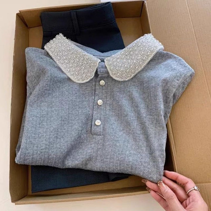 Polo femme avec col élégant Chic & Stil