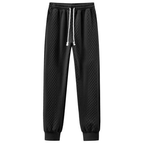 Comfortable sweatpants for men with an innovative structured design and an adjustable waist Lune London