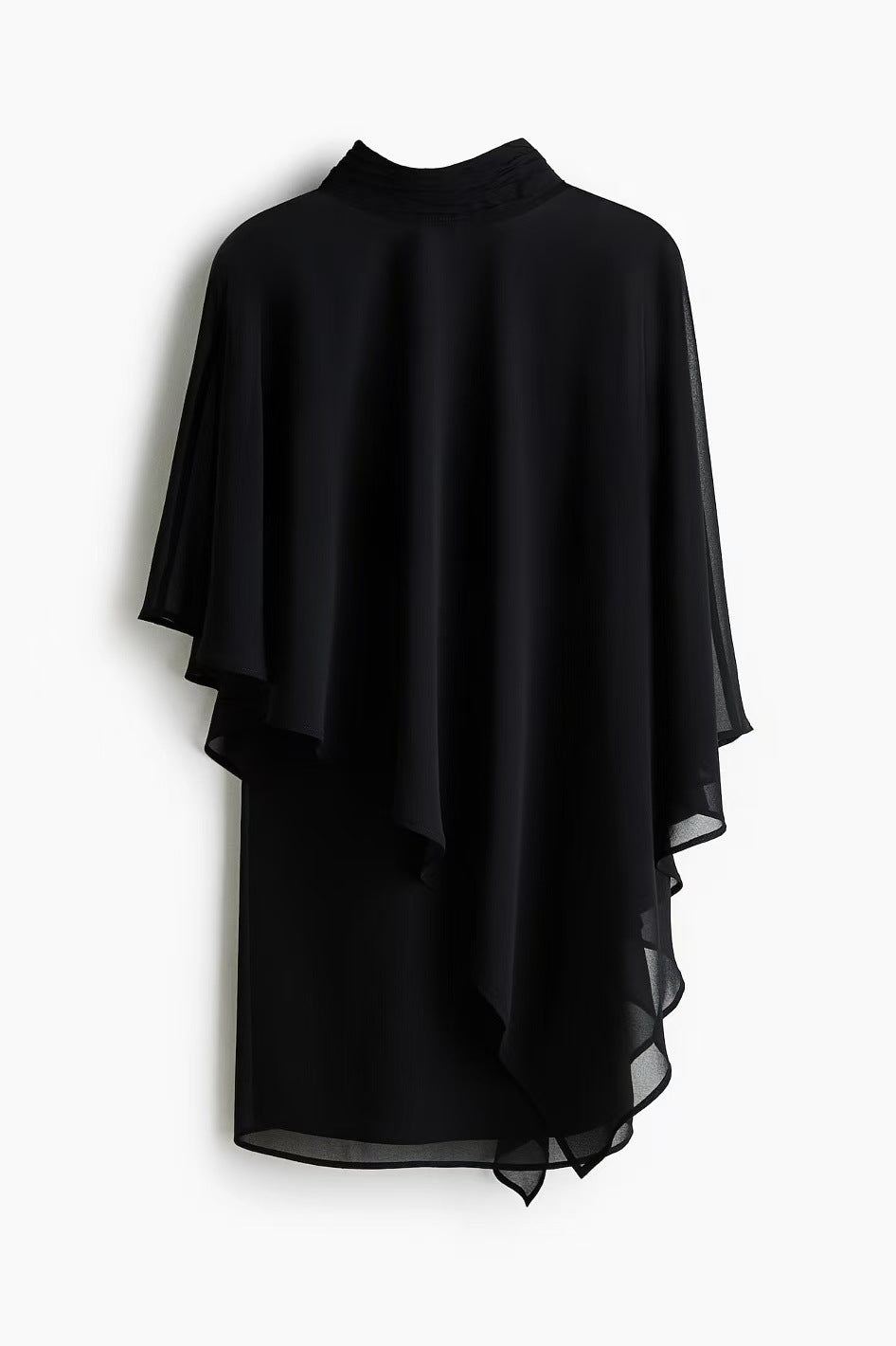 Women's elegant chiffon tunic with asymmetric cut and flowing design Chic & Stil