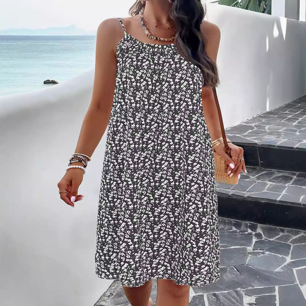 Women Swing Dress Floral Print Lune London