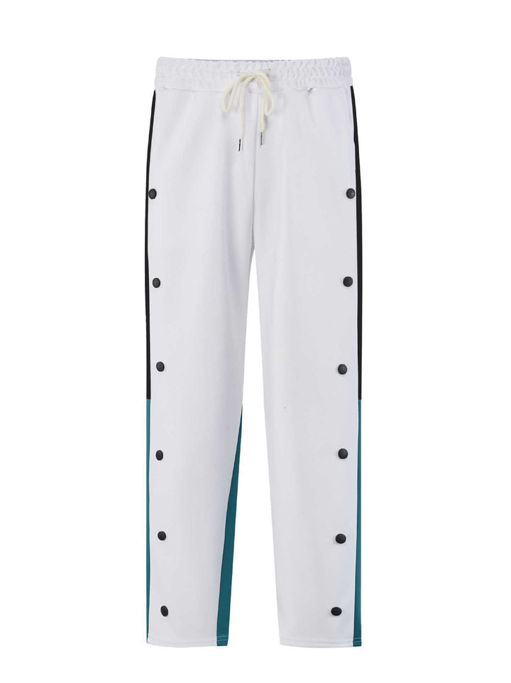 Sport training pants for men with buttons and elastic waistband Lune London
