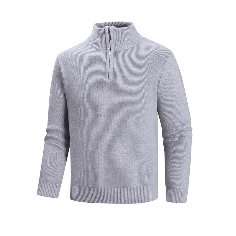 Knitted sweater for men with high collar Lune London
