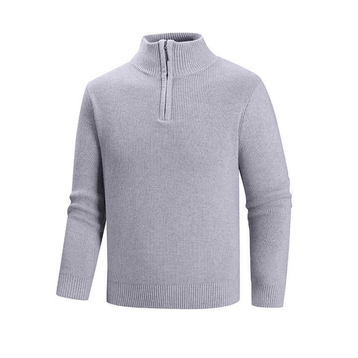 Knitted sweater for men with high collar Lune London