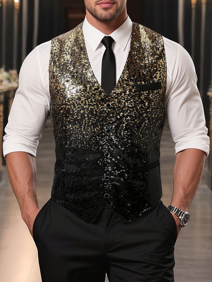 Men's Elegant Sequin Blazer Lune London