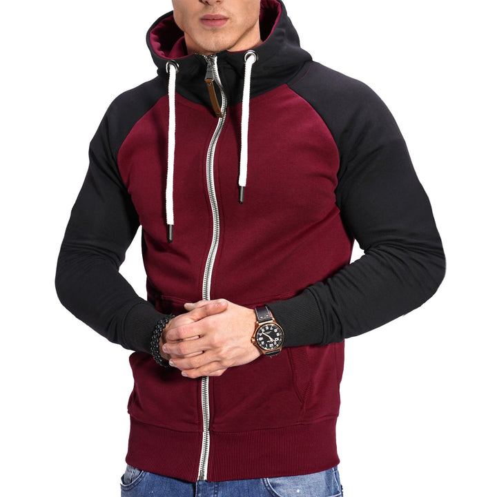 Man refined hoodie with high-quality zipper Lune London
