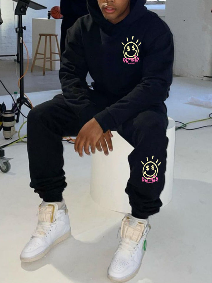 Women's hoodie and jogger set with casual graphic print Lune London