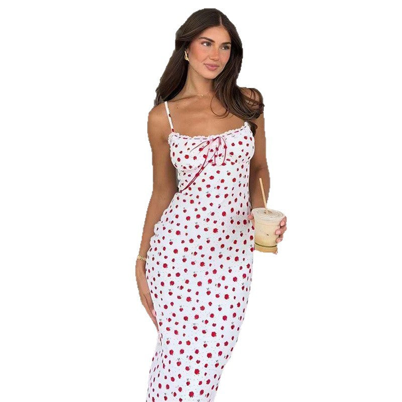 Lune London spaghetti strap midi dress