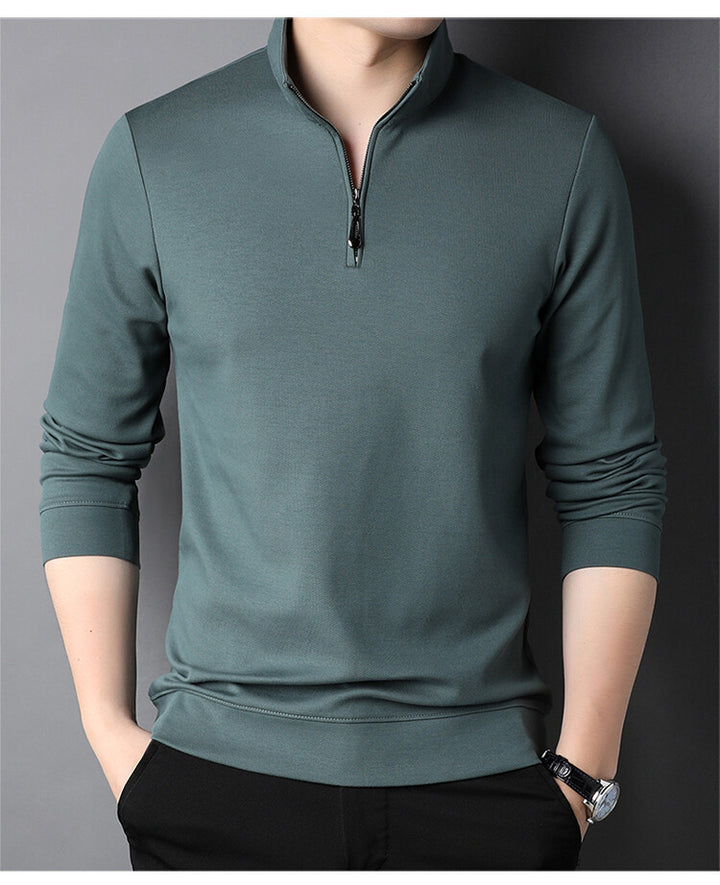 Men's turtleneck pullover with zipper Lune London
