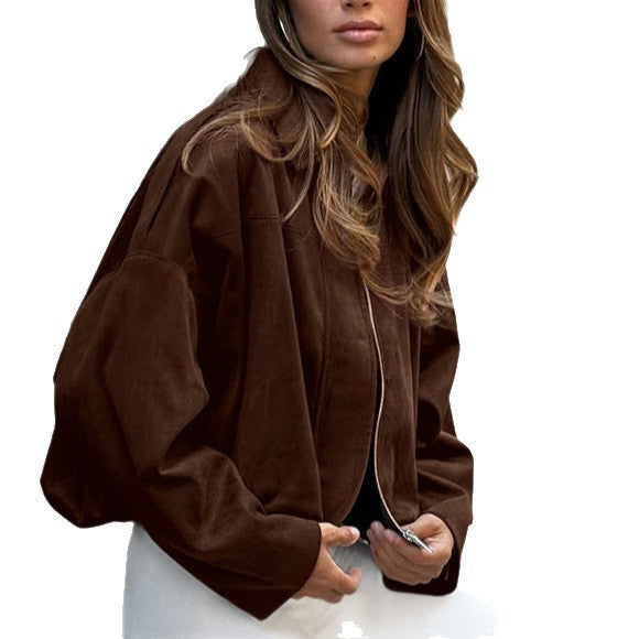 Lune London Women’s Short Casual Jacket in High-Quality Fabric