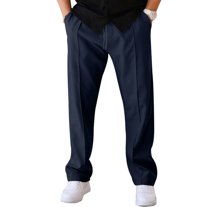 Men's leisure pants with a sleek fit and practical pocket design Lune London