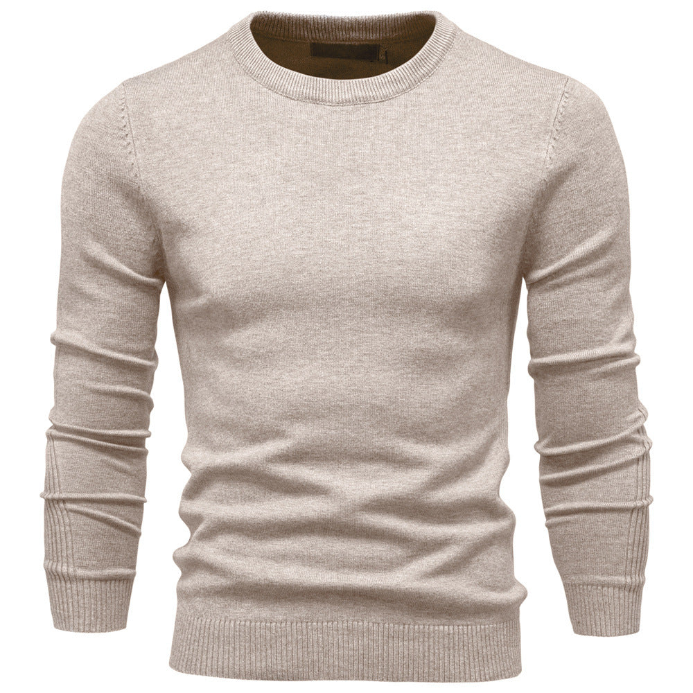 Men's Round Neck Sweater Made Of High-Quality Cotton Lune London