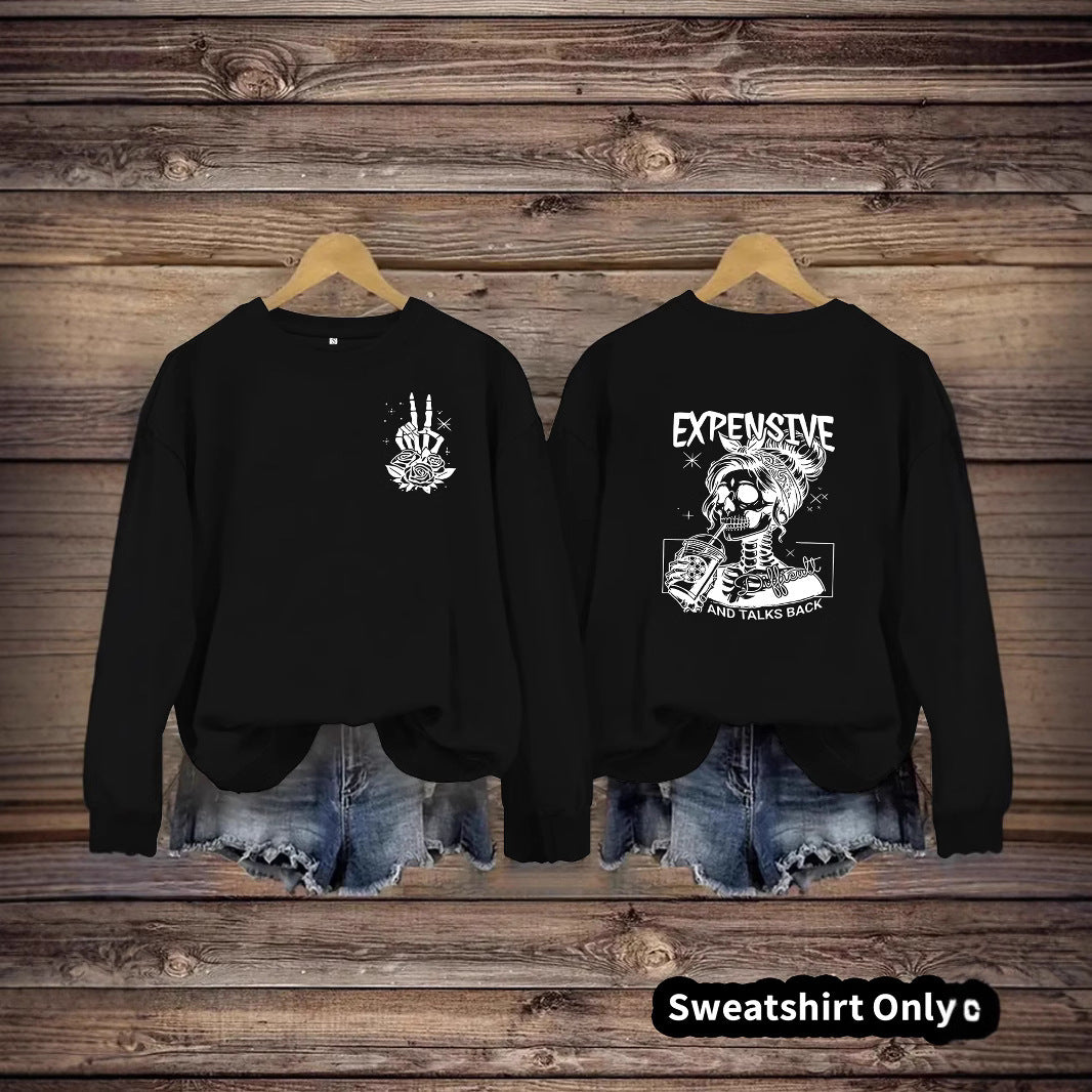 Sweatshirt femme avec design créatif et coupe décontractée Chic & Stil