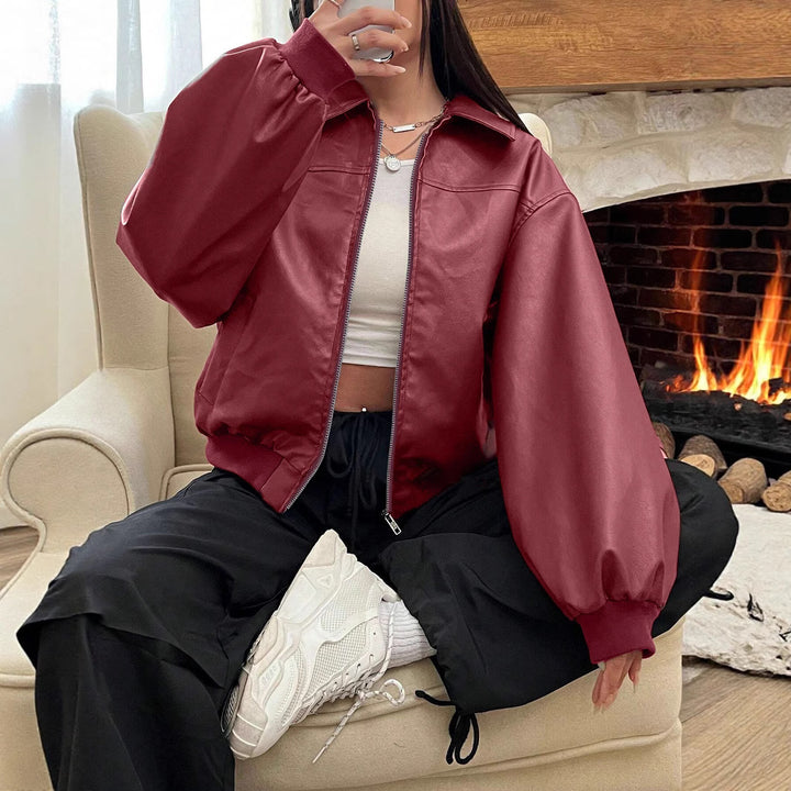 Veste matelassée tendance et décontractée pour femmes avec des manches volumineuses Lune London