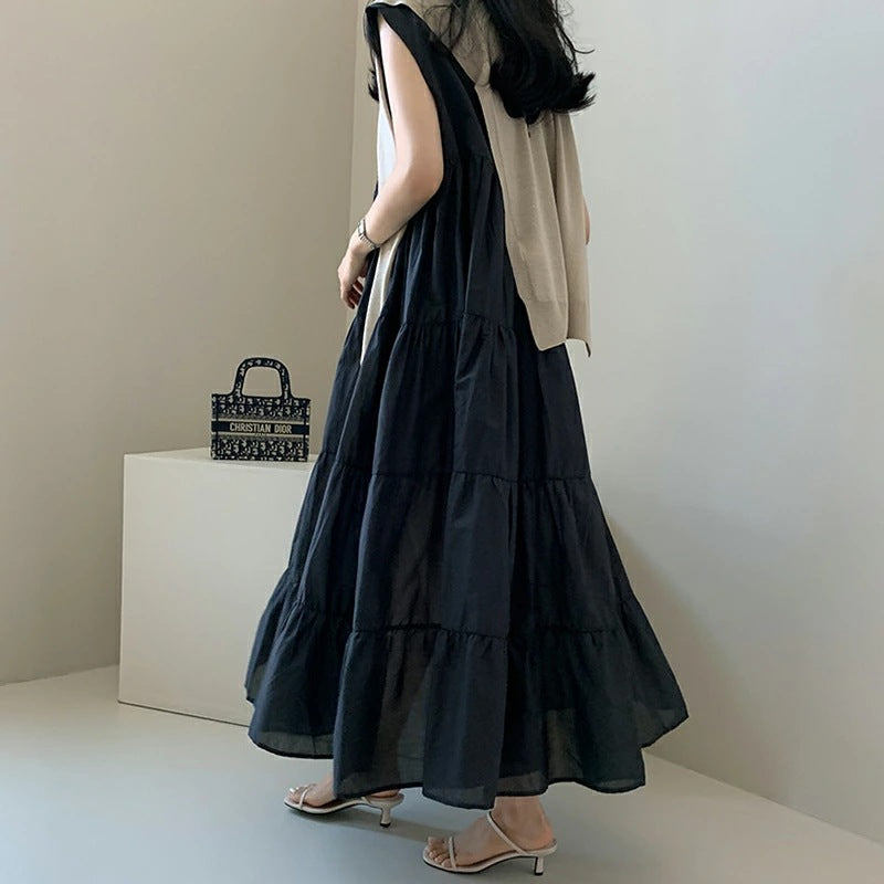 Lune London women's tiered maxi dress