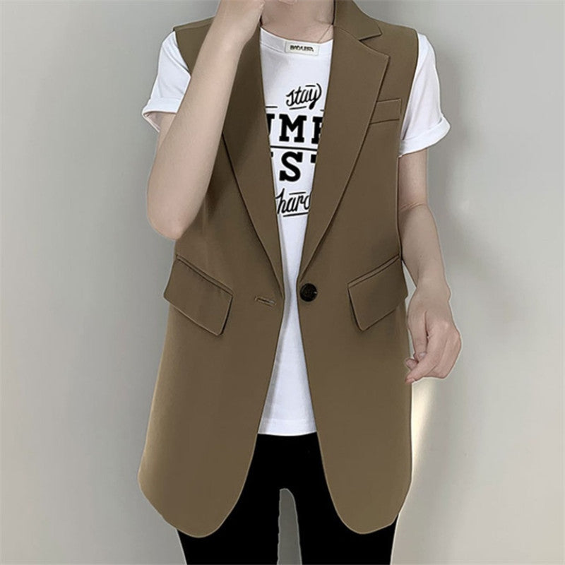 Lune London Fitted Sleeveless Jacket for Women