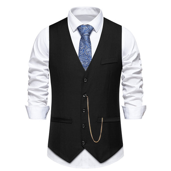 Elegant suit vest for men with a classic design and modern accents Lune London