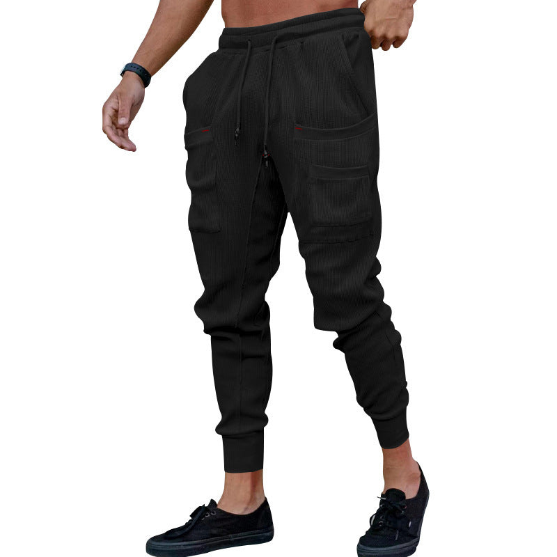 Cargo jogger pants for men with highly functional pockets and flexible waistband Lune London