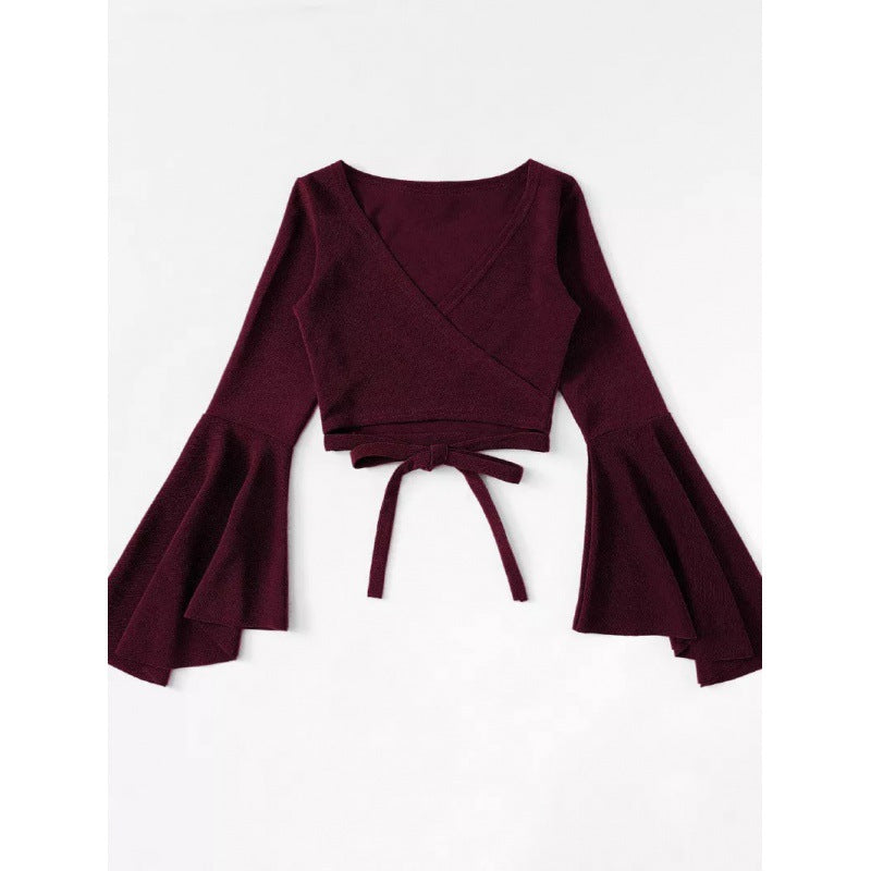 Lune London women's short rolled T-shirt with flared sleeves