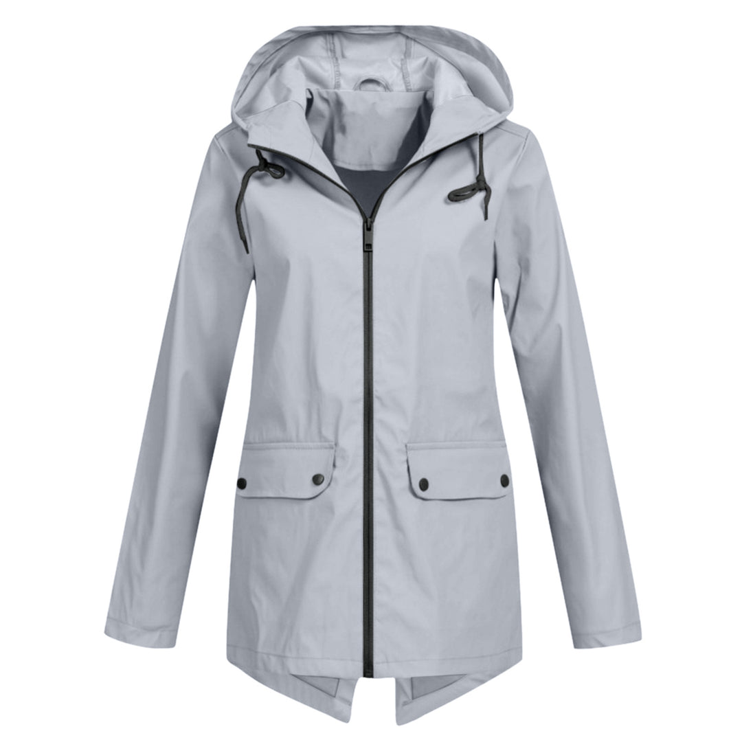 Women's water-resistant transitional jacket with adjustable hood and practical pockets Lune London