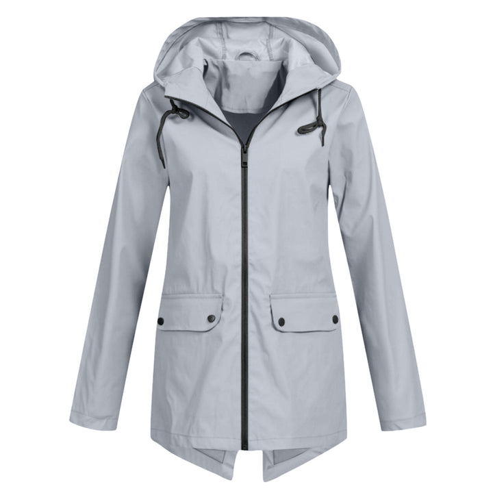 Women's water-resistant transitional jacket with adjustable hood and practical pockets Lune London