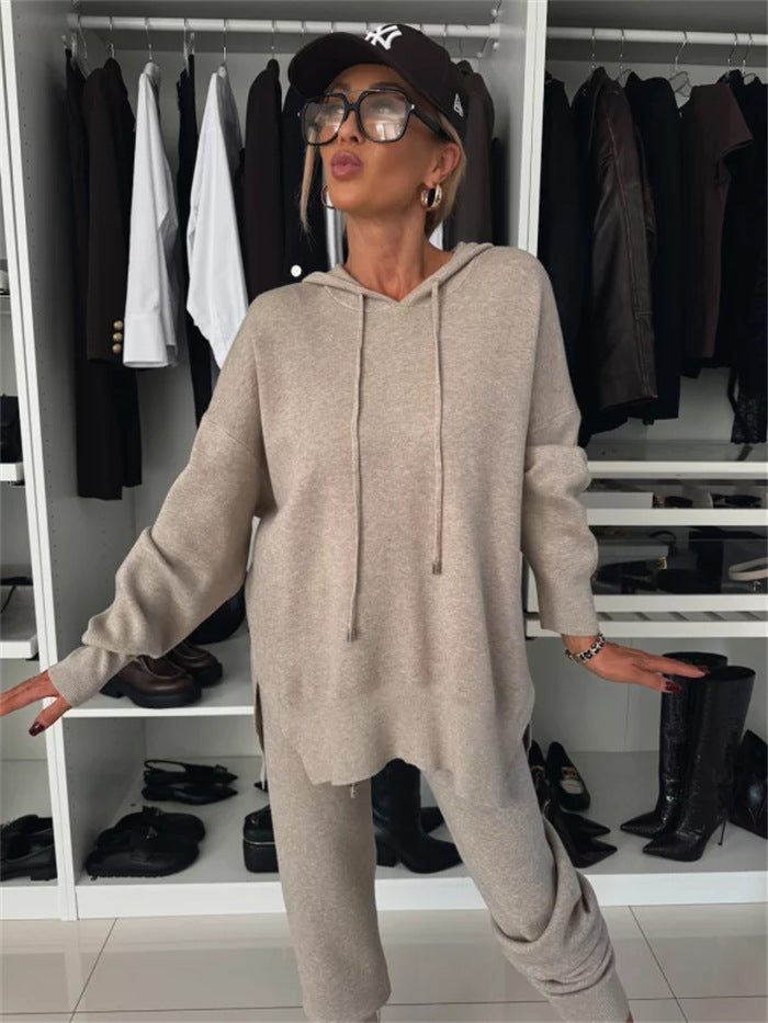 Women's casual lounge set with oversized hoodie and comfortable jogging pants Chic & Stil