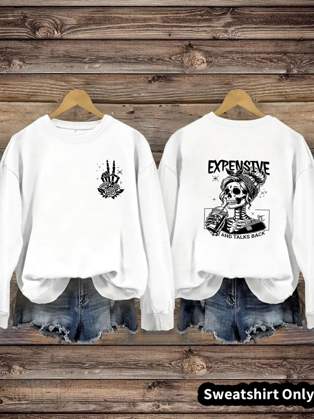 Sweatshirt femme avec design créatif et coupe décontractée Chic & Stil