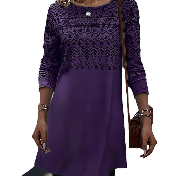 Long comfortable long-sleeve tunic for women Lune London