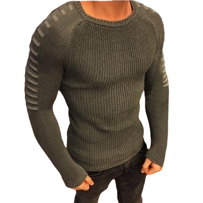 Knitted sweater for men with an innovative design and structured sleeves Lune London