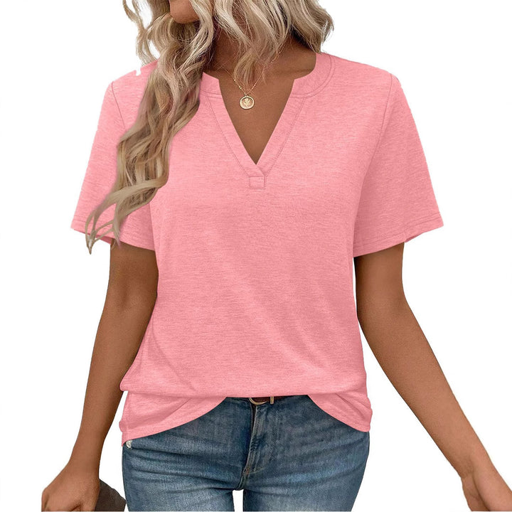 Timeless women's V-neck t-shirt with casual fit Lune London