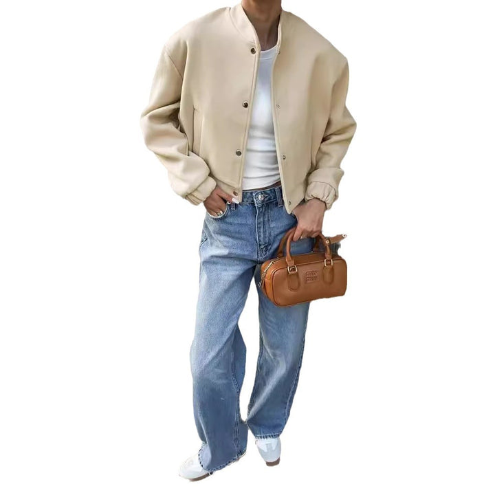 Veste en cuir synthétique décontractée pour femmes avec fermeture éclair stylée et élégantes meurtrières Chic & Stil