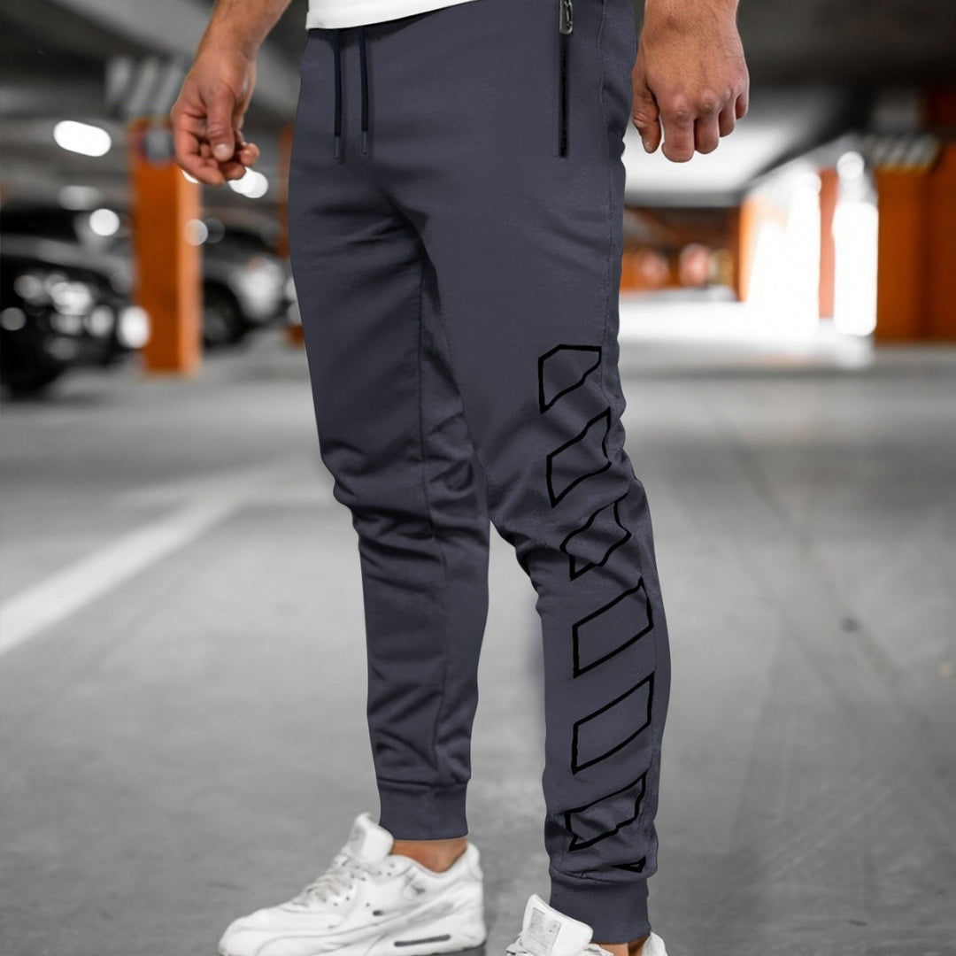 Men's sporty jogger pants with a modern design and Lune London side pockets