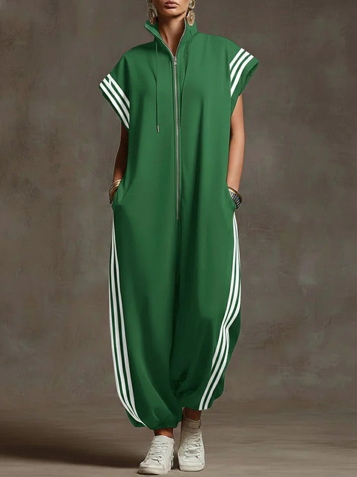 Women Stylish Jumpsuit with Modern Contrasts Lune London