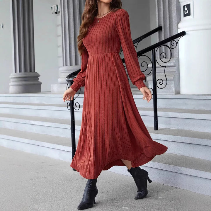 Lune London Long Sleeve Knit Maxi Dress for Women
